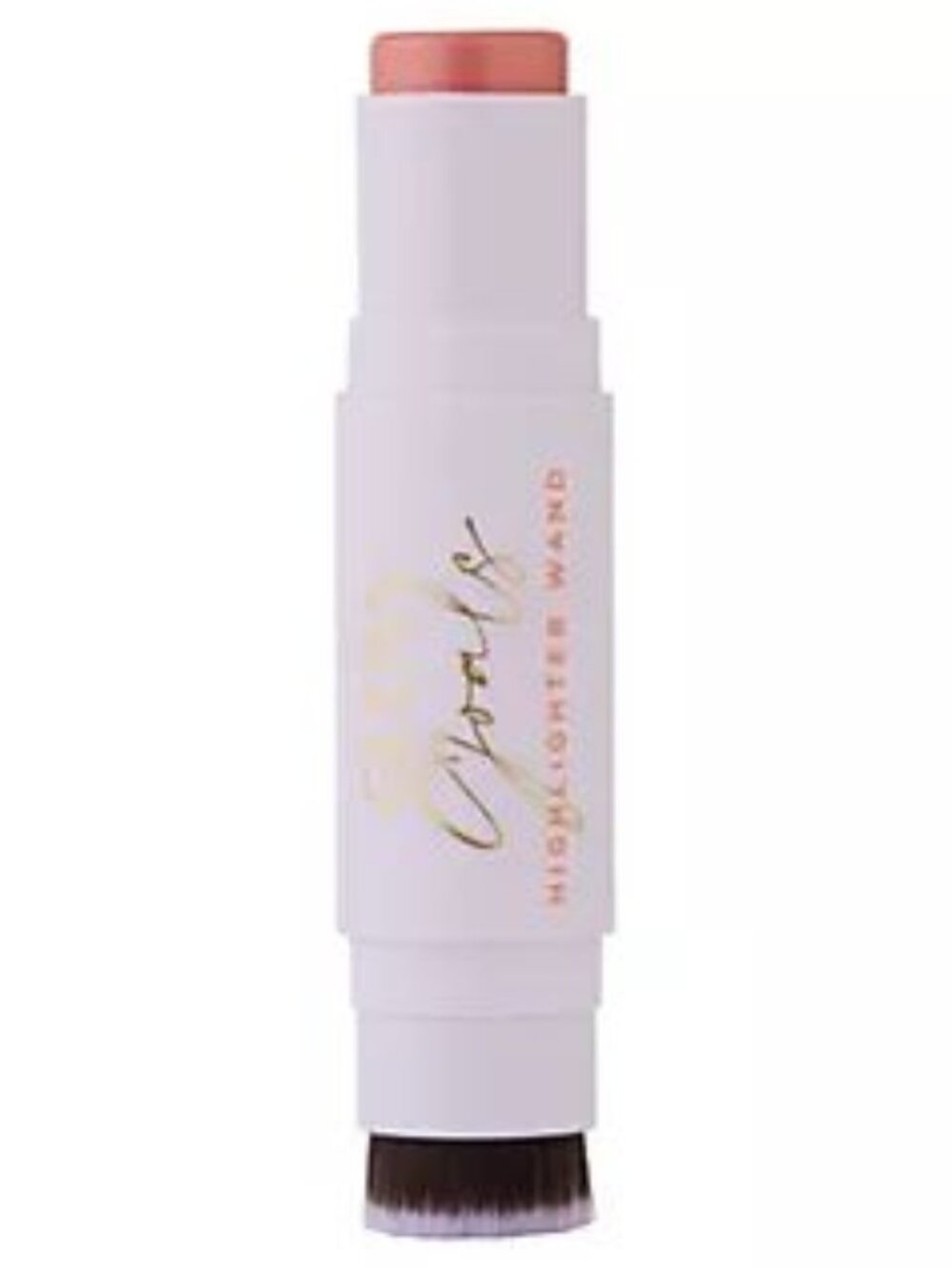 LWYA Kim Gravel Glow Goals Highlighter Wand & Brush- Rose Gold- New in Box